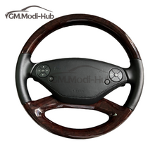 Load image into Gallery viewer, GM. Modi-Hub For Benz S63AMG S65AMG CL65AMG CL63AMG Wood Grain Steering Wheel
