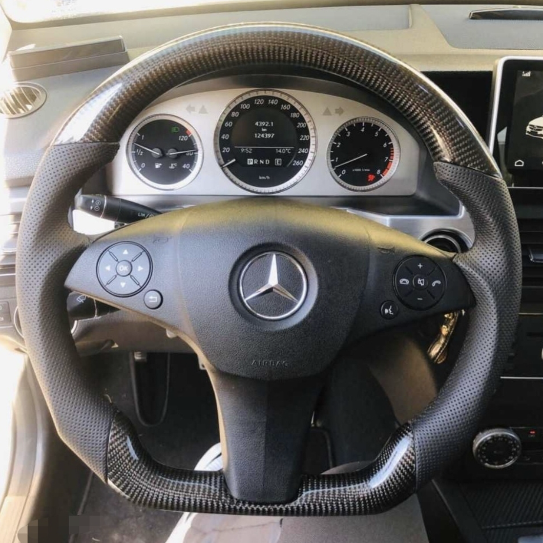 GM. Modi-Hub For Benz W204 X204 C-Class GLK/GLC-Class Carbon Fiber Steering Wheel