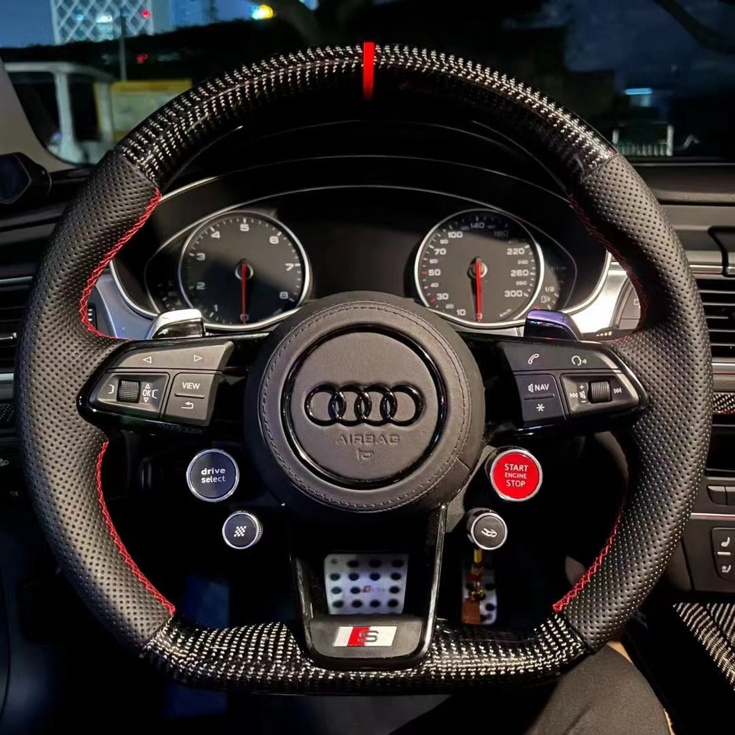 GM. Modi-Hub For Audi 2016-2020 TT MK2 R8 TT TTS TTRS Carbon Fiber Steering Wheel