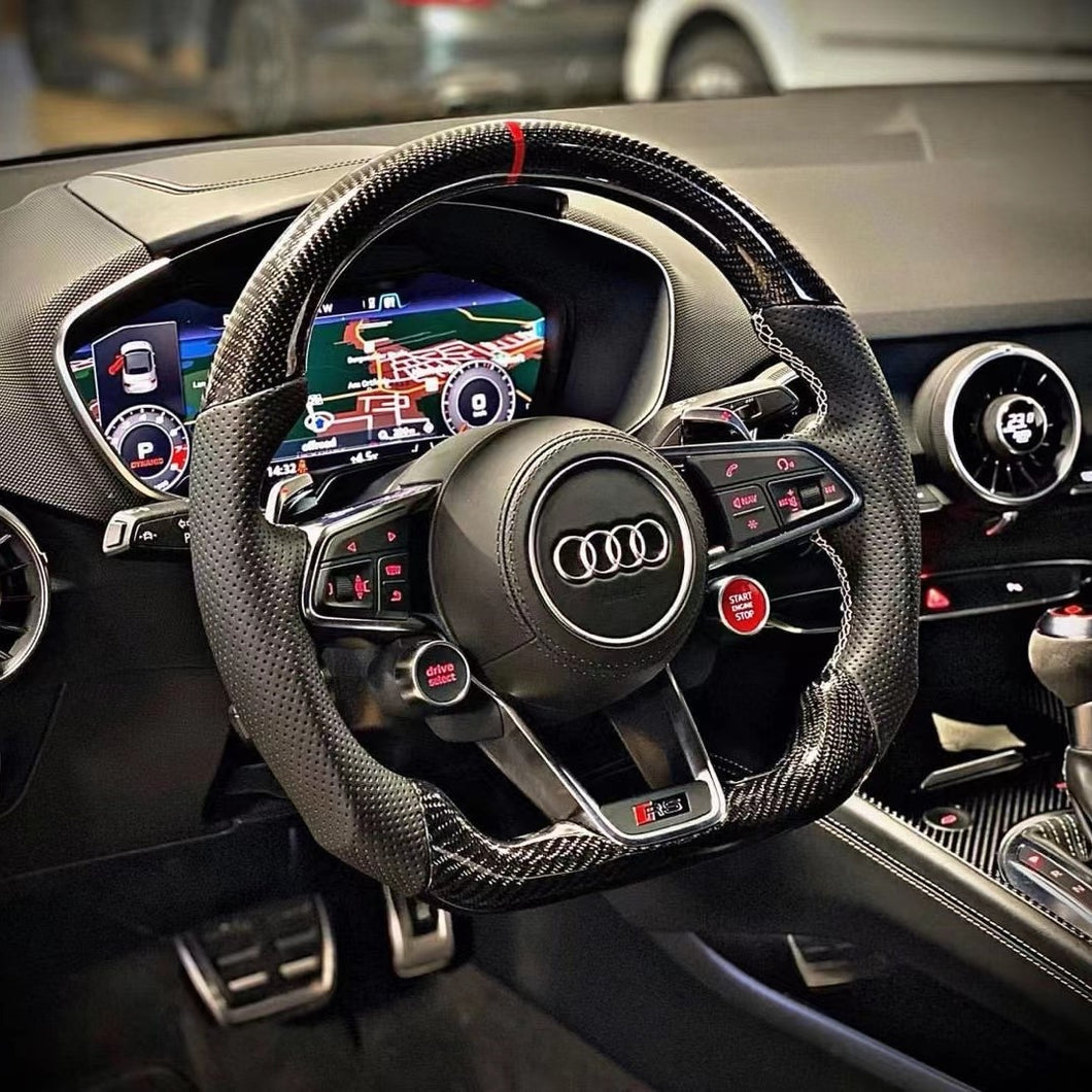 GM. Modi-Hub For Audi 2016-2020 TT MK2 R8 TT TTS TTRS Carbon Fiber Steering Wheel
