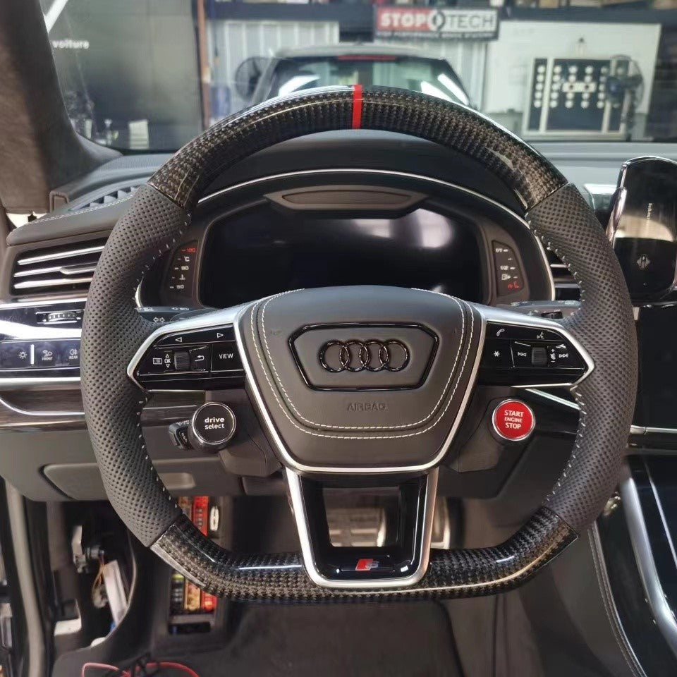 GM. Modi-Hub For Audi A6 A7 S3 S6 S7 RS3 RS6 E-tron RSQ8 Carbon Fiber Steering Wheel