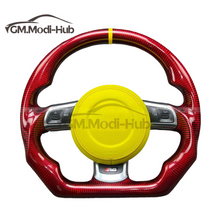 Load image into Gallery viewer, GM. Modi-Hub For Audi 2008-2015 TT MK2 R8 TT TTS TTRS Carbon Fiber Steering Wheel
