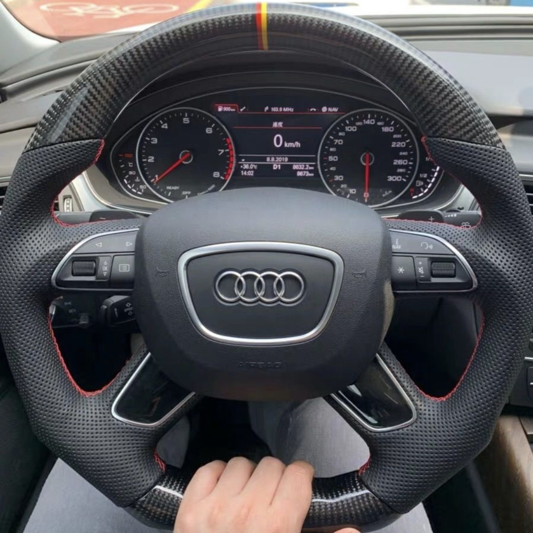 GM. Modi-Hub For Audi A4 A8 Q5 Q3 Q7 Carbon Fiber Steering Wheel