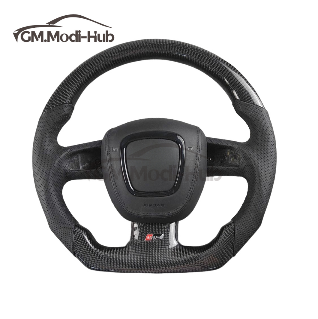 GM. Modi-Hub For Audi B7 B8 S4 S5 A3 A4 A5 A6 A8 Q5 Q7 RS5 Carbon Fiber Steering Wheel