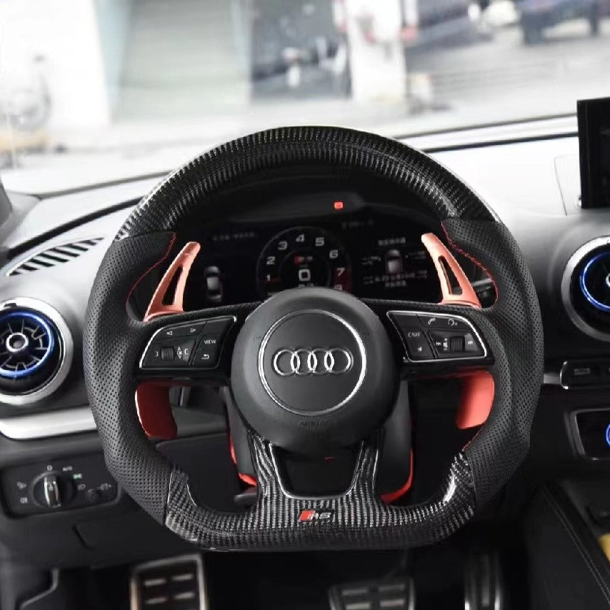 GM. Modi-Hub For Audi B9 A3 A4 A5 S3 S4 S5 RS3 RS4 RS5 Sport Carbon Fiber Steering Wheel