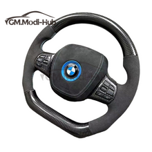 Load image into Gallery viewer, GM. Modi-Hub For BMW i3 i01 Carbon Fiber Steering Wheel
