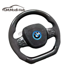 Load image into Gallery viewer, GM. Modi-Hub For BMW i3 i01 Carbon Fiber Steering Wheel
