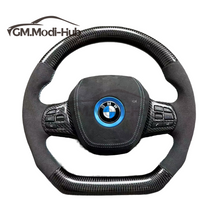 Load image into Gallery viewer, GM. Modi-Hub For BMW i3 i01 Carbon Fiber Steering Wheel
