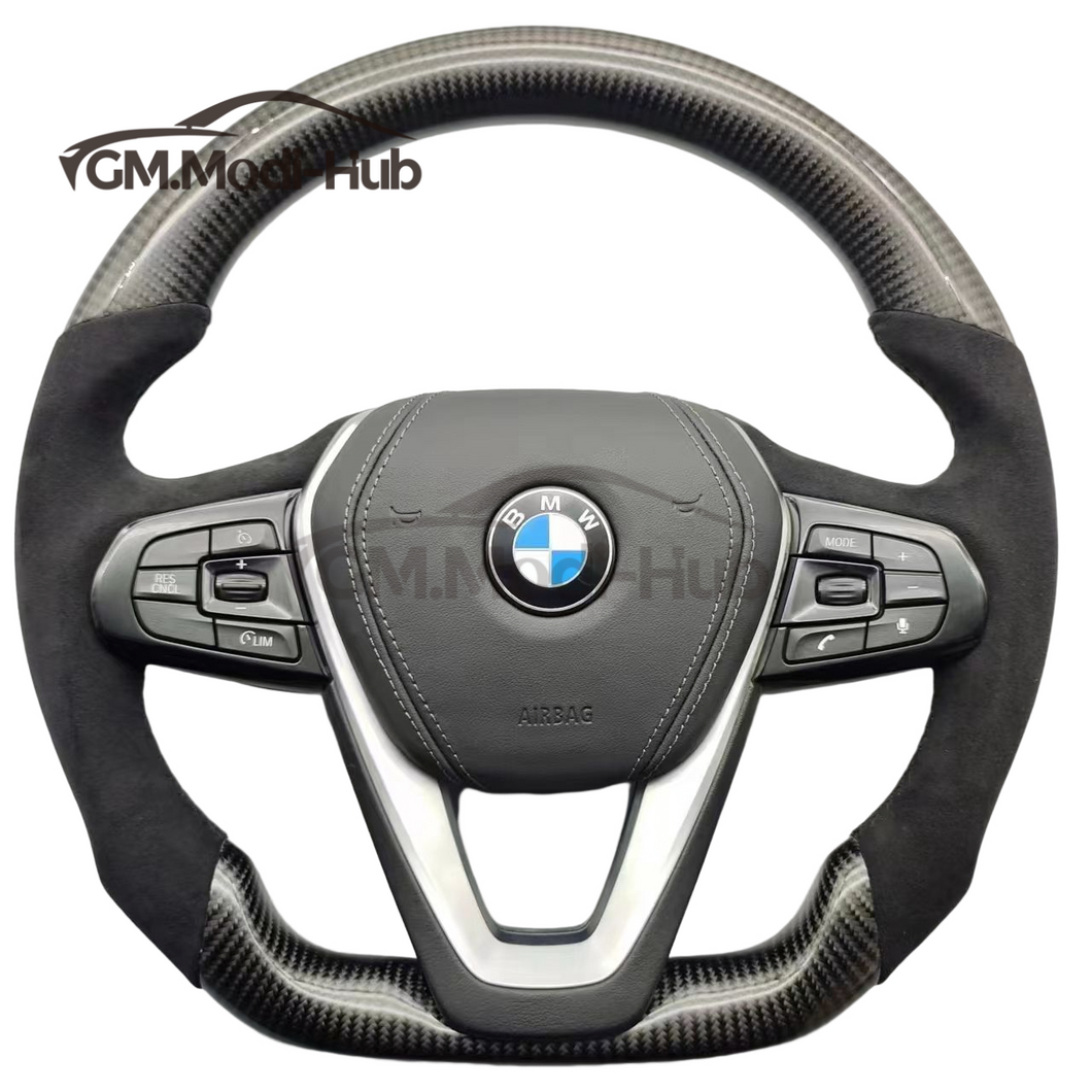 GM. Modi-Hub For BMW G01 G02 G05 G07 G11 G12 G20 G21 G30 G31 i4 Carbon Fiber Steering Wheel