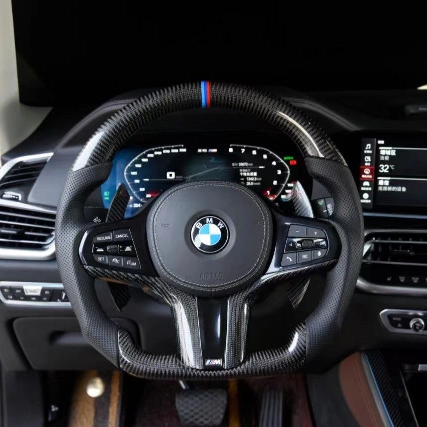 GM. Modi-Hub For BMW F44 G42 G20 G21 G22 G23 G24 G32 G11 G12 G14 G15 G16 G29 G01 G05 G06 G07 Carbon Fiber Steering Wheel