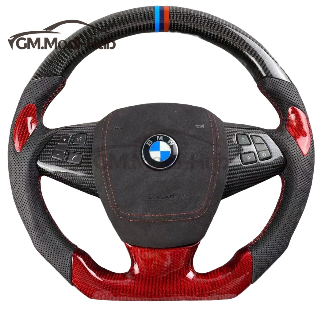 GM. Modi-Hub For BMW X3 X5 X6 E83 E70 E71 E72 Carbon Fiber Steering Wheel
