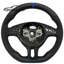 Load image into Gallery viewer, GM. Modi-Hub For BMW M3 M5 X5 E46 E39 E53 Leather Steering Wheel + Carbon Fiber Trim
