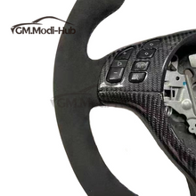 Load image into Gallery viewer, GM. Modi-Hub For BMW M3 M5 X5 E46 E39 E53 Leather Steering Wheel + Carbon Fiber Trim

