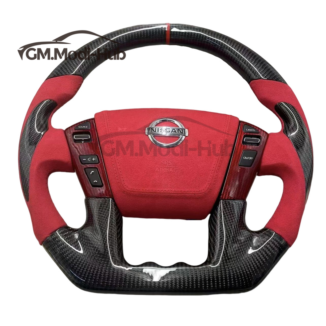 GM. Modi-Hub For Infiniti 2014-2022 QX80 / 2011-2017 QX56 Carbon Fiber Steering Wheel