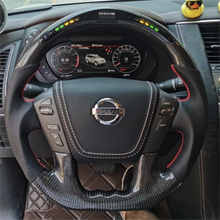 Load image into Gallery viewer, GM. Modi-Hub For Nissan 2013-2022 Armada / Titan Carbon Fiber Steering Wheel
