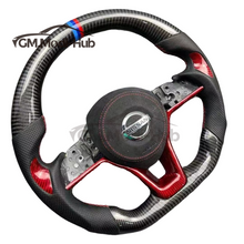 Load image into Gallery viewer, GM. Modi-Hub For Nissan 2018-2023 leaf Kicks / 2019-2023 Altima Versa Sentra / 2020-2023 Juke Carbon Fiber Steering Wheel
