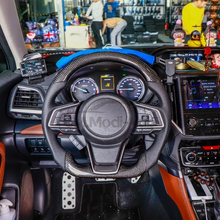 Load image into Gallery viewer, GM. Modi-Hub For Subaru 2018-2021 Crosstrek XV 2019-2021 Forester 2018-2021 Outback 2019-2021 Ascent Carbon Fiber Steering Wheel
