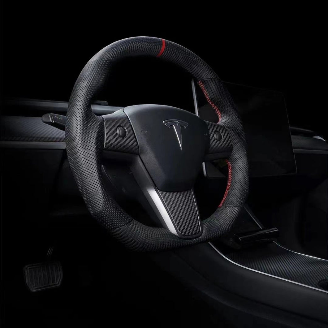 GM. Modi-Hub For Tesla Model 3 Y Carbon Fiber Steering Wheel