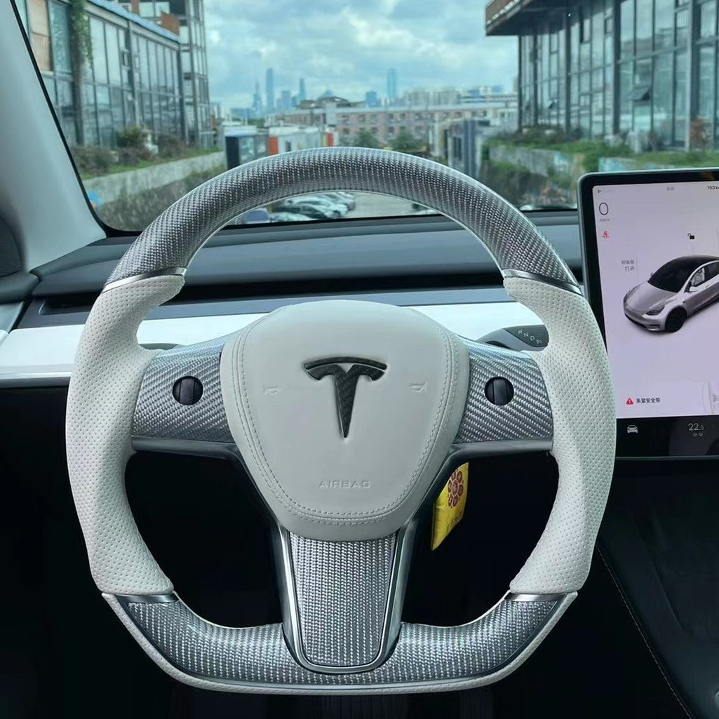 GM. Modi-Hub For Tesla Model 3 Y Carbon Fiber Steering Wheel