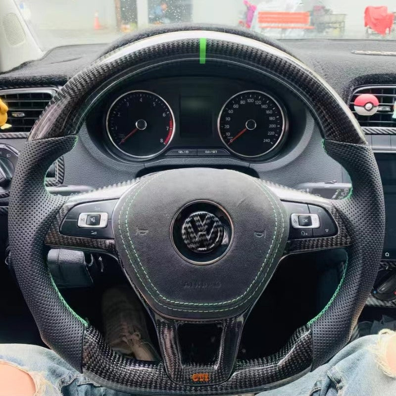 GM. Modi-Hub For VW 2017 -2019 Golf Alltrack Wagon Carbon Fiber Steering Wheel