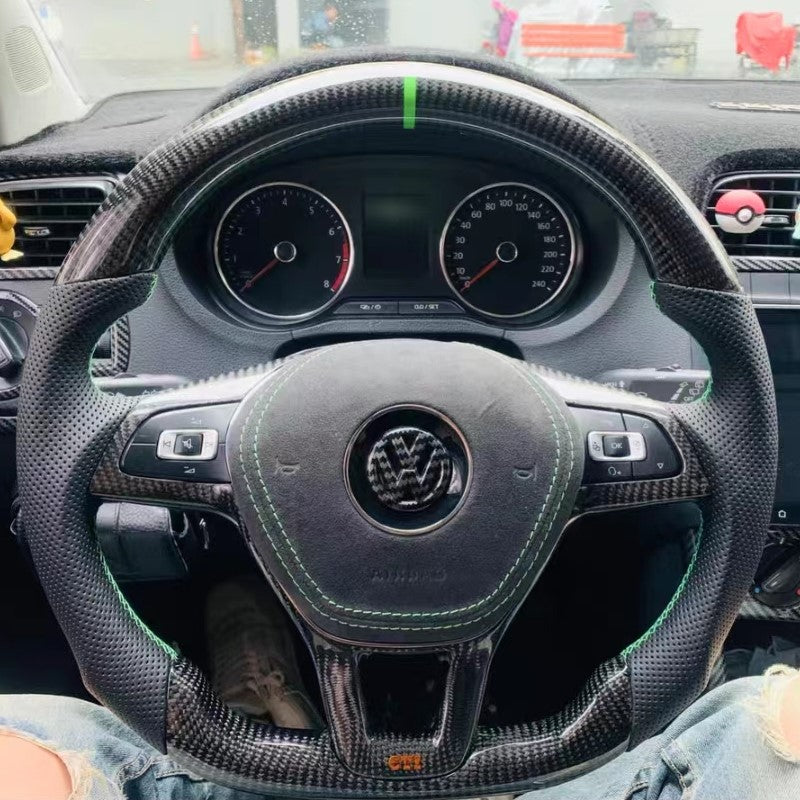 GM. Modi-Hub For VW 2015-2019 E-Golf Hatchback Carbon Fiber Steering Wheel