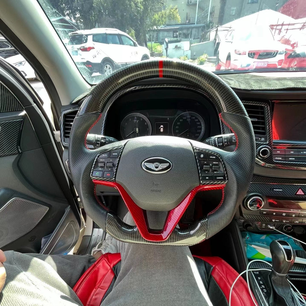 GM. Modi-Hub For Hyundai 2016-2020 Tucson Carbon Fiber Steering Wheel