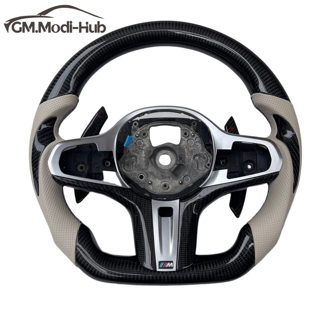 GM. Modi-Hub For BMW G05 G06 G07 G14 G15 G16 G20 G21 G28 G29 F40 F44 F52 Carbon Fiber Steering Wheel