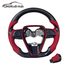 Load image into Gallery viewer, GM. Modi-Hub For Toyota 8th Gen 2018-2023 Camry XSE SE TRD / Avalon / Venza Carbon Fiber Steering Wheel

