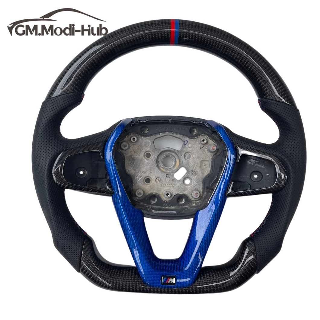 GM. Modi-Hub For BMW G01 G02 G05 G07 G11 G12 G20 G21 G30 G31 i4 Carbon Fiber Steering Wheel